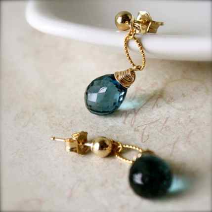 Glitzy Blue -- A Bride's Tears